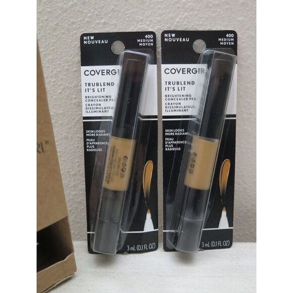 Covergirl Tru Blend It's Lit Brightening Concealer Pen #400 MEDIUM NEW in Box - Picture 2 of 6